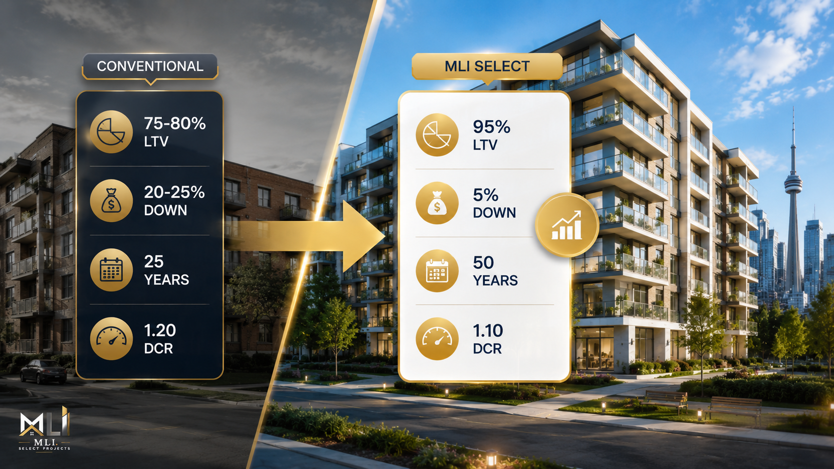 How Does CMHC MLI Select Compare to Conventional Commercial Financing