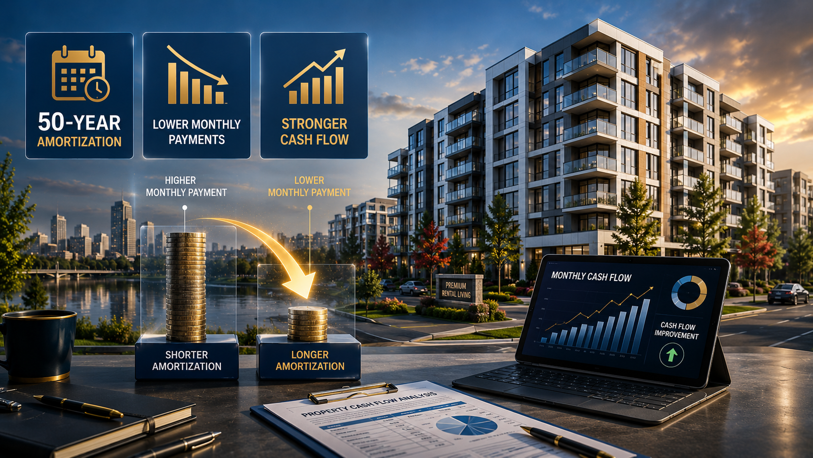 How Does a Longer Amortization Through MLI Select Directly Improve Your Monthly Cash Flow