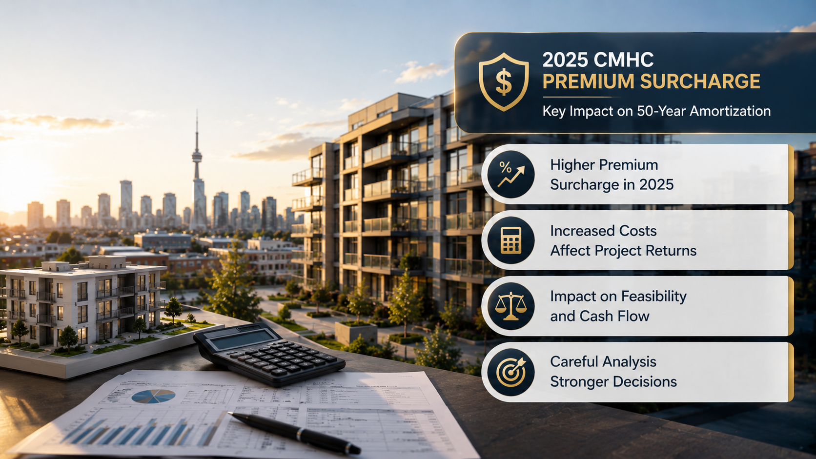 What Is the 2025 CMHC Premium Surcharge and How Does It Affect the 50-Year Amortization Decision
