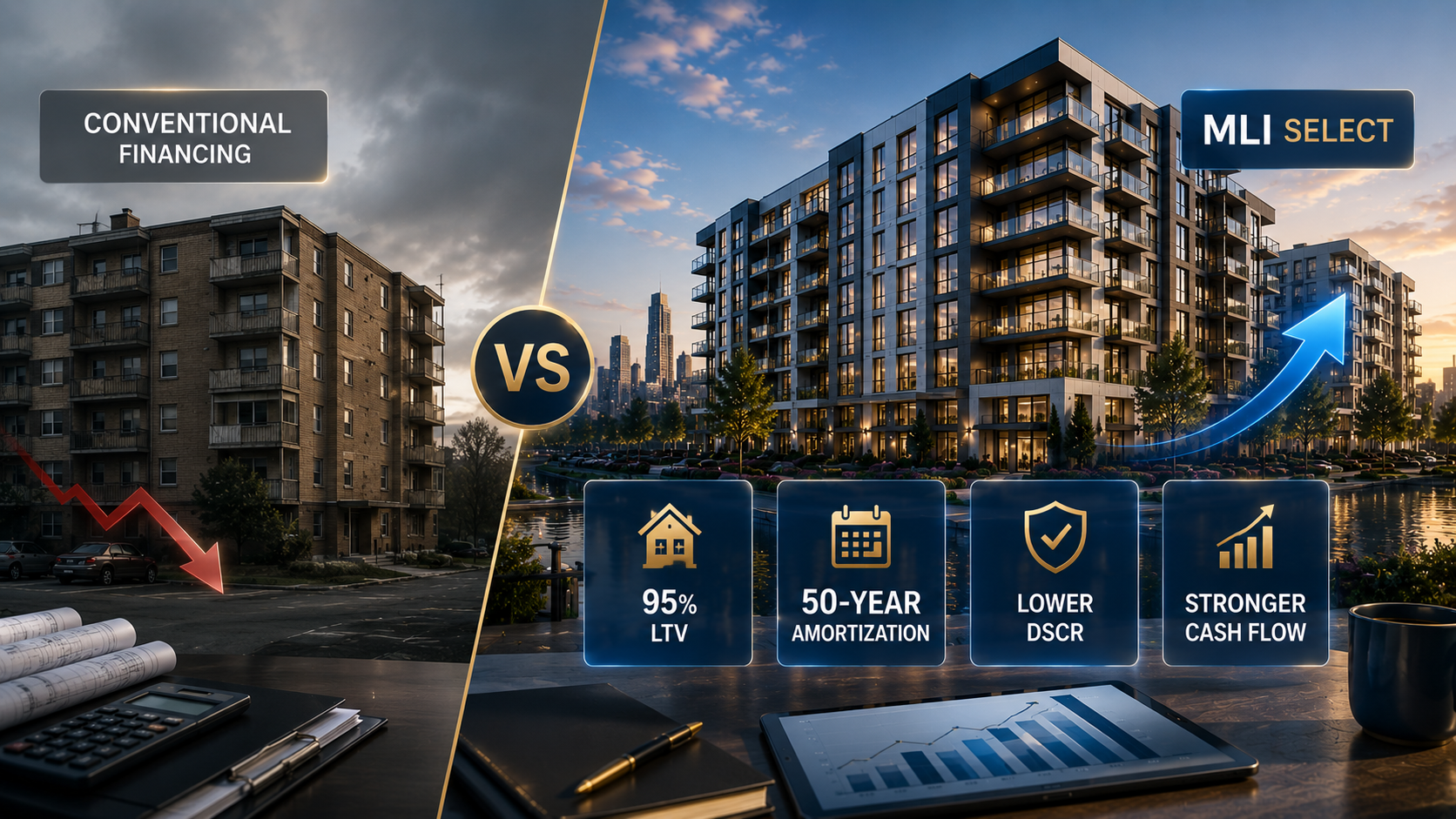 What Is the Complete Picture of MLI Select Benefits Side by Side With Conventional Financing