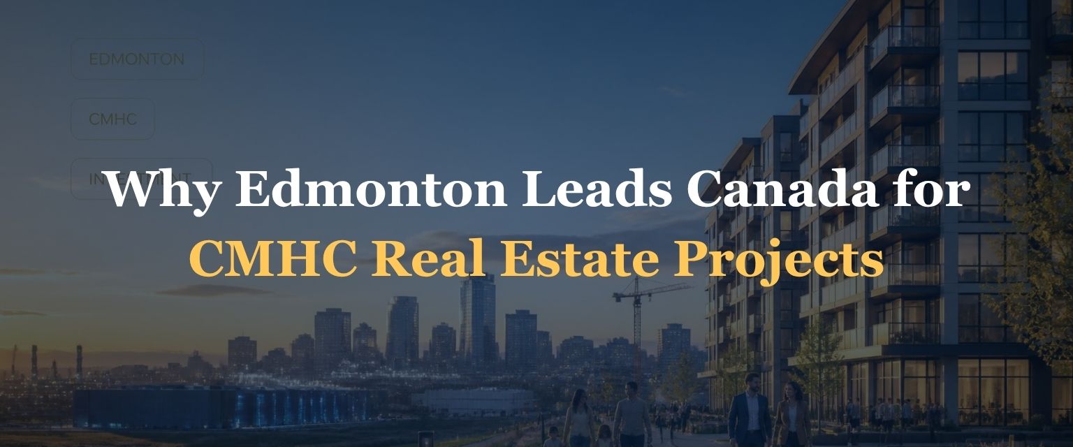 Edmonton skyline with major investment projects driving demand for CMHC commercial real estate